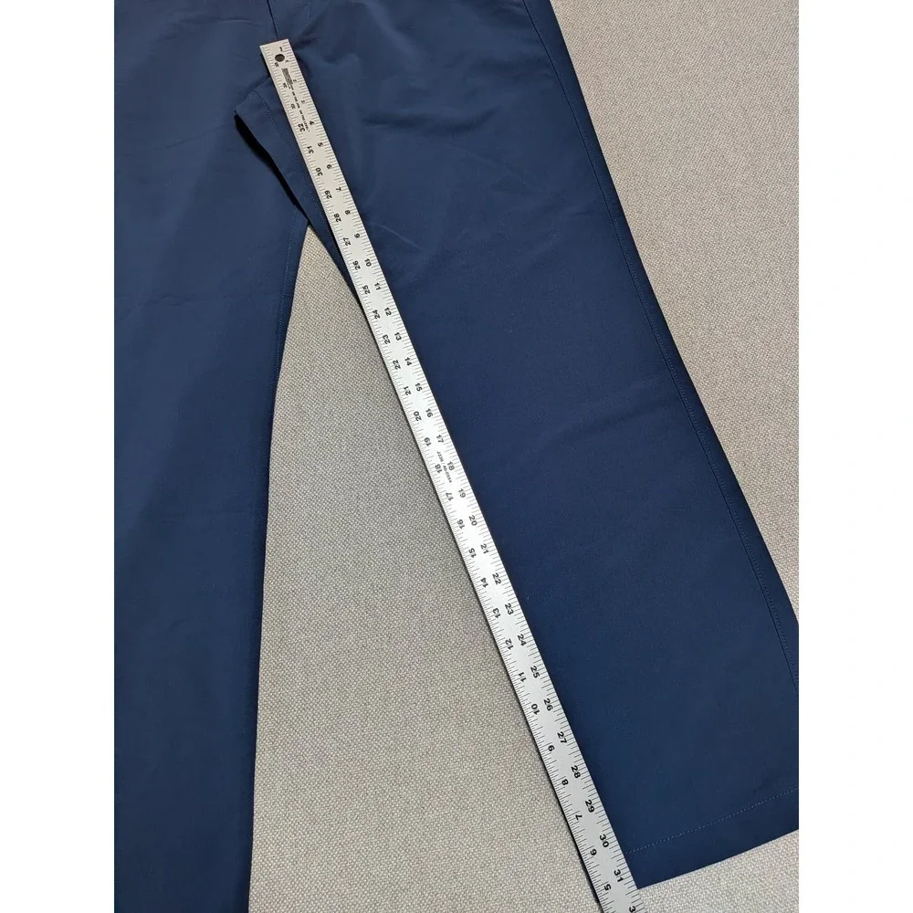 Under Armour Men's Navy Blue 34x30 Match Play Flat Front Golf Pants Stretch